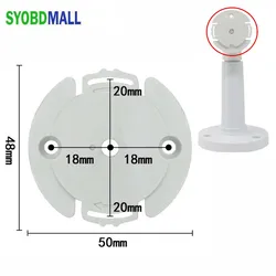 Base de montaje de cámara de plástico para Xiaomi, soporte de monitoreo de hebilla, accesorios de CCTV de pared, soporte de cámara