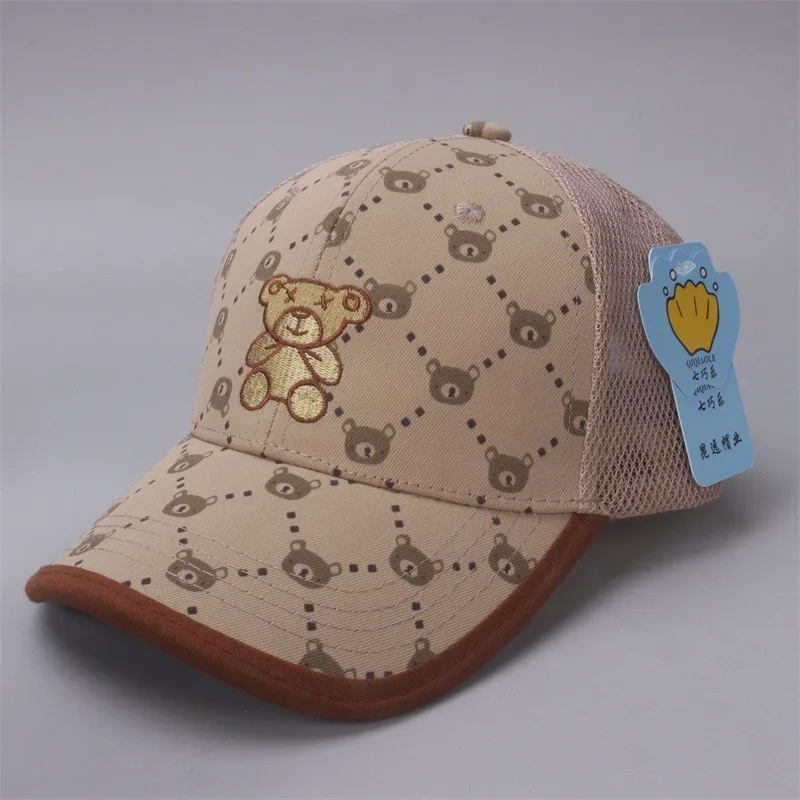 Gorra de béisbol con dibujos animados para niño y niña, gorro con Cierre trasero, estilo Hip Hop, ideal para primavera y verano, de 3 a 10 años