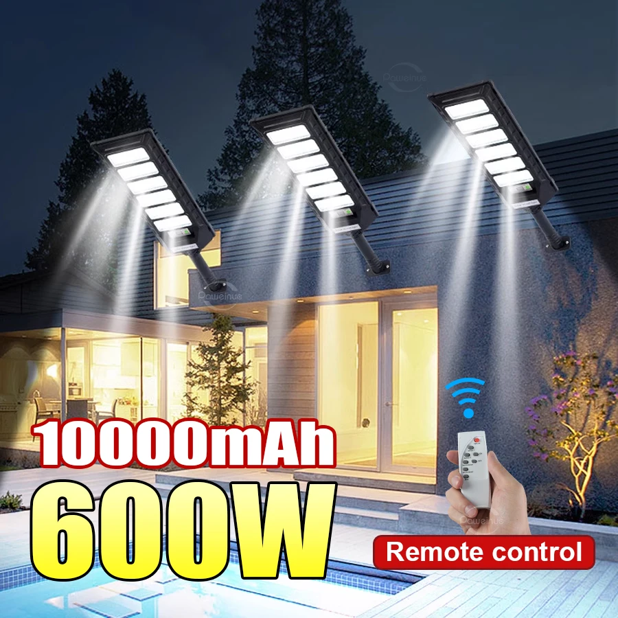 

Newest Powerful LED Solar Outdoor Lamp Super Bright Rechageable Waterproof Sensor Solar Wall Lights Terrace Garage Street Lights