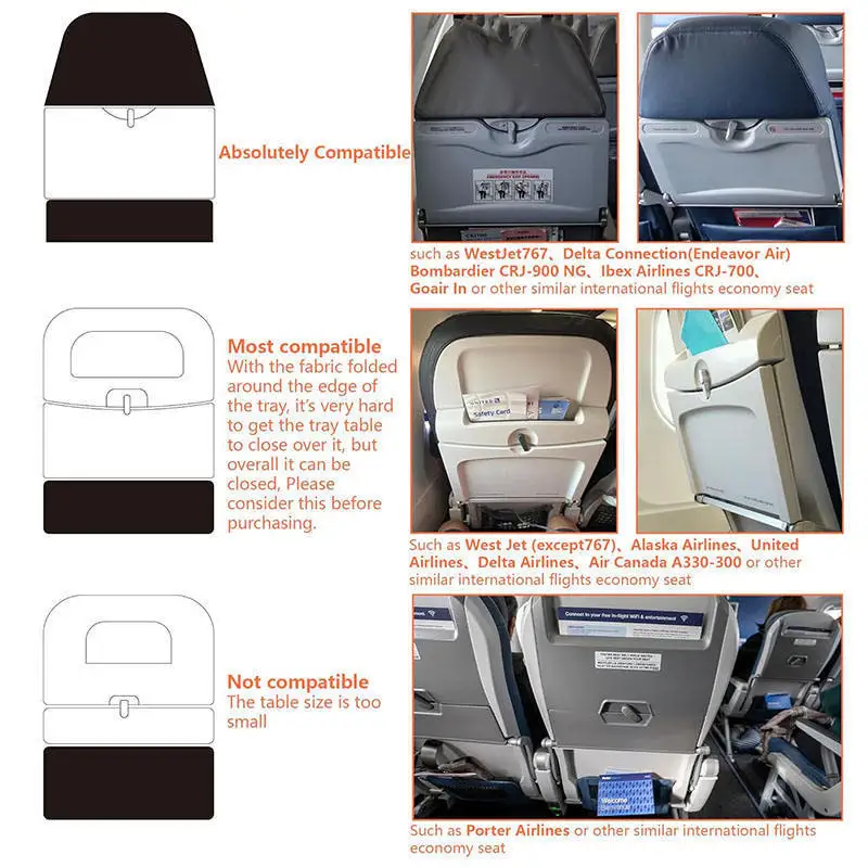 New 1Pcs Kids Airplane Seat Extender Flannel Toddler Airplane Bed with Side Pocket Comfort Breathable Travel Foot Rest Hammock image 3