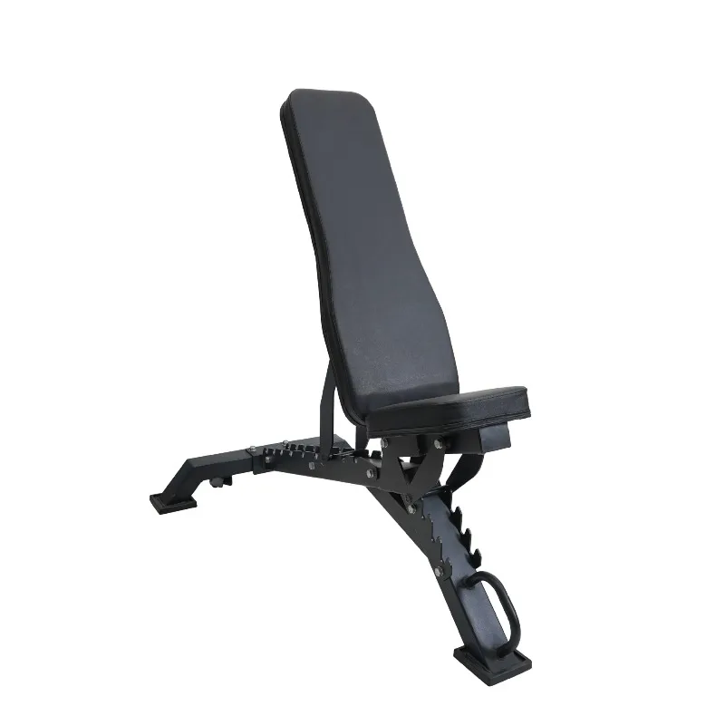 Adjustable Multi-function Dumbbell Bench with 10-position Backrest Adjustment for Training Different Muscle Groups