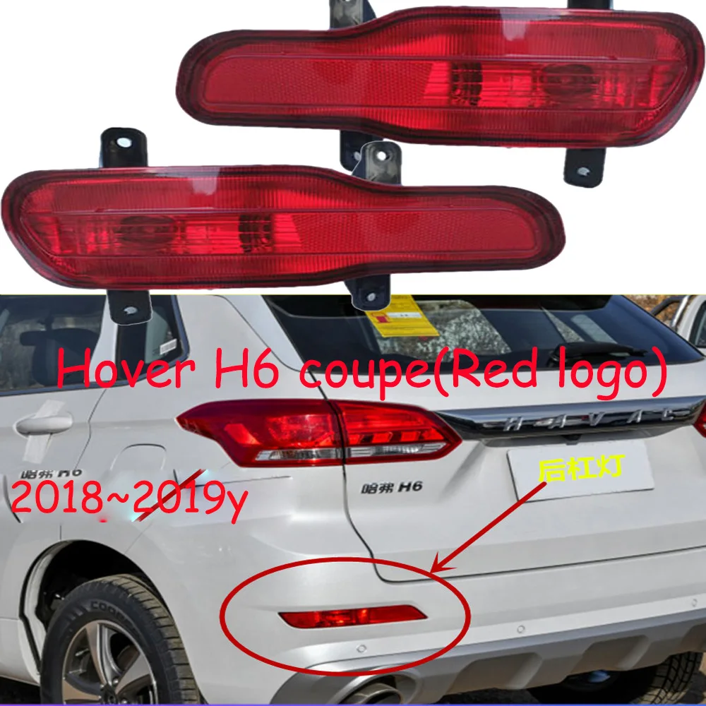 

car accessories bumper tail light Hover Greatwall H6 coupe taillight Red LOGO HAVAL 2018~2019y Reflector fog Taillamp fog lamp