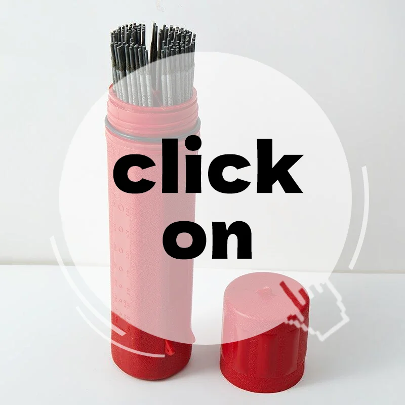 1 pçs suporte de eletrodo mma proteção contra umidade plástico haste de soldagem caixa de armazenamento haste de soldagem recipiente de tubo de armazenamento