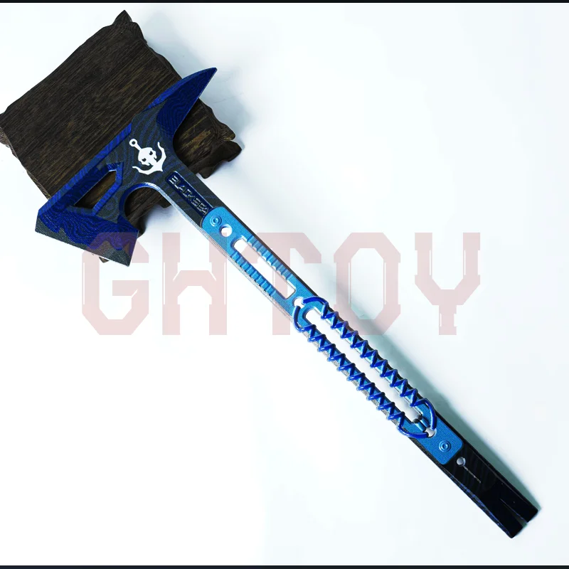 

25cm Delta Force Melee weapon Black Sea Tactical Axe Game peripheral samurai sword Collection Alloy Model Toys Gifts for Friends