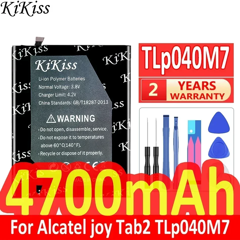 

Аккумулятор KiKiss 4700 мАч для Alcatel Joy Tab2 Tab 2 TLp040M7