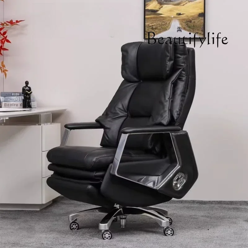 

0 Relaxing Wheels Mobile Silla Oficina Furniture Luxury Boss Chair Designer Living Room Nordic Comfortable Footrest Office Chai