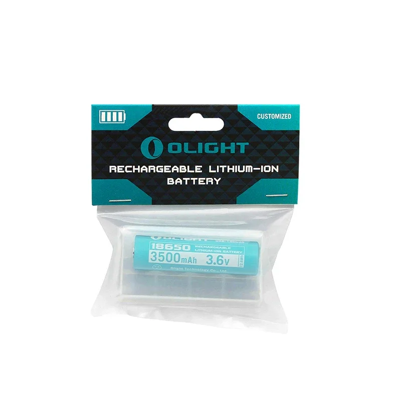 Olight ORB-186C35 3500mAh 10A 18650 battery suitable for Warrior-Mini, Baton Pro, Perun