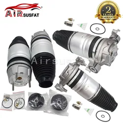 4pcs Front + Rear Air Suspension Spring Bag For Audi Q7 VW Touareg Porsche Cayenne 2011-2018 7P6616039K 7L6616404B 7P6616503G