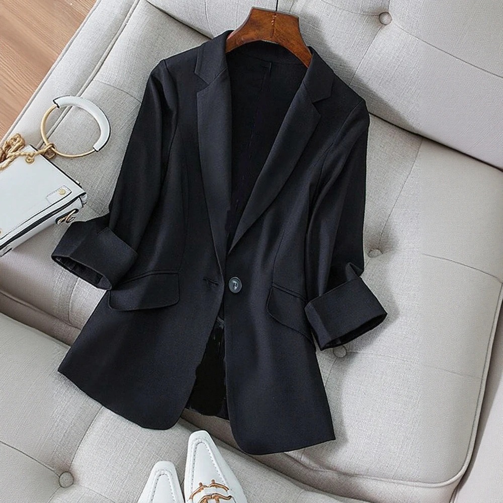 

Женские пиджаки, осень-зима, удобные шикарные элегантные модные повседневные пиджаки в клетку с длинными рукавами и лацканами 2023 года