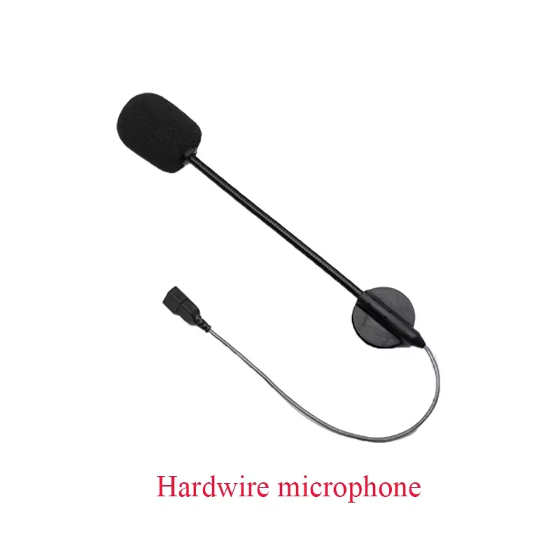 For Cardo PACKTALK BOLD Headphone horn Soft wire microphone Hard wire microphone Motorcycle Bluetooth intercom accessories