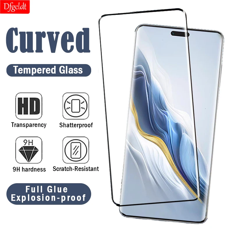 

Curved Tempered Glass for Honor Magic 7 6 5 4 Pro Lite Screen Protector for Magic 6 5 Ultimate Vs3 V3 Full Glue Protective Film