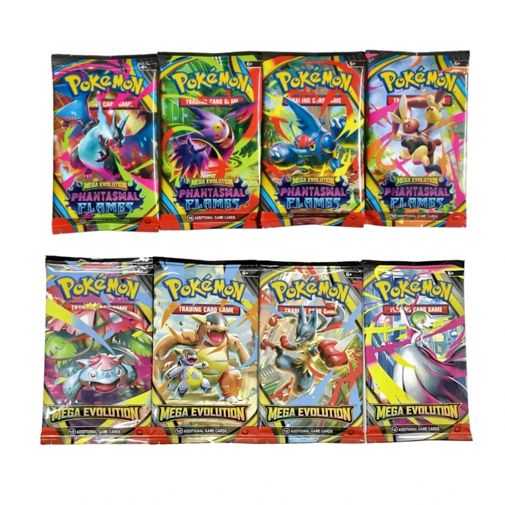 360 Stück/Box Pokémon-Karten MEGA EVOLUTION Phantasmal Flames Spiel Cartoon Englische Booster-Kampfkarten Geschenk – Detail 10