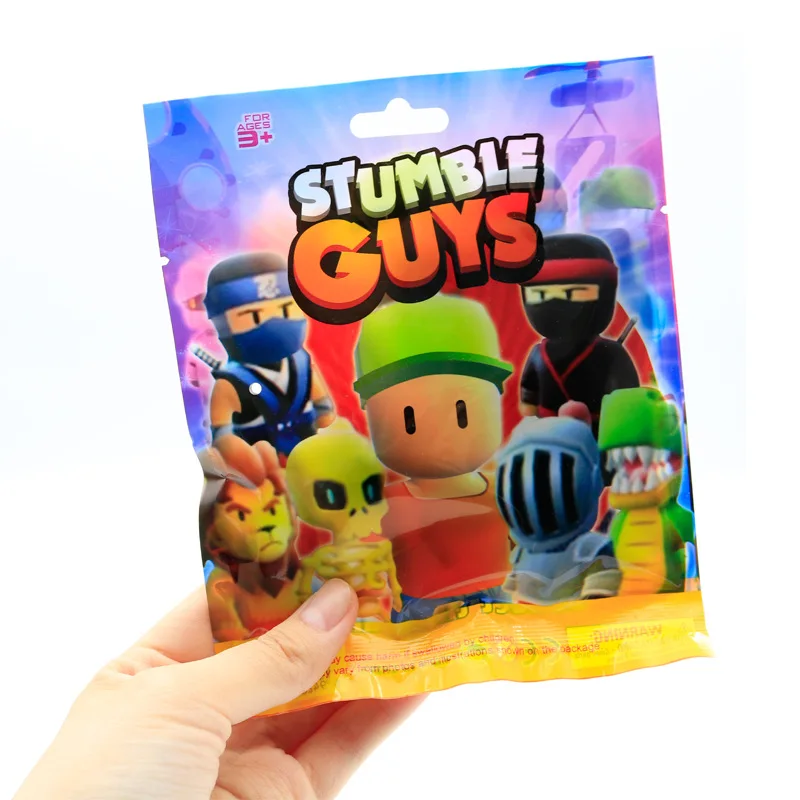 Stumble Guys Action Figure Brinquedos de Cartas, Kawaii Anime Game Character, Modelos de Cartões, Coleção 3 \