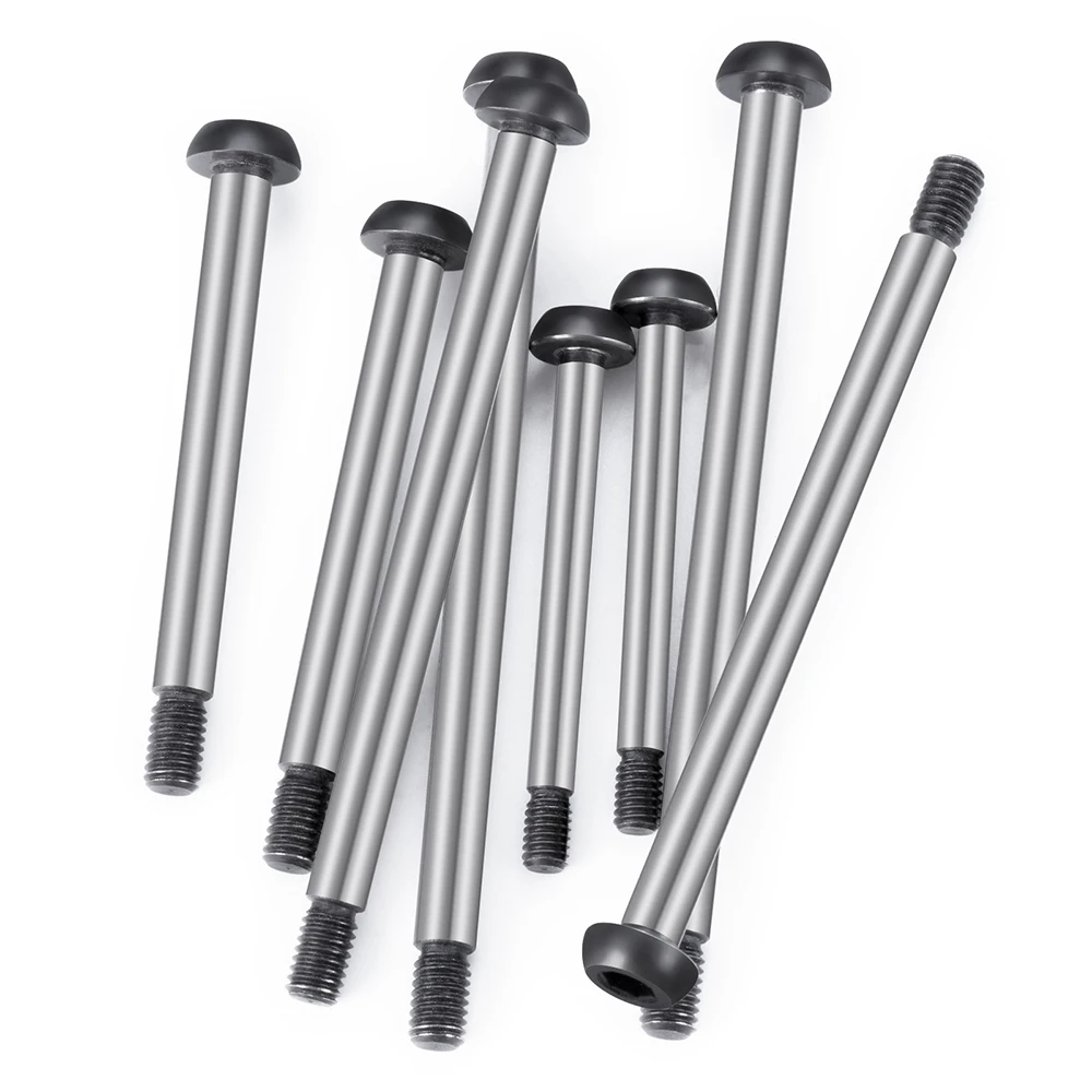TRINOOD 8Pcs Steel Suspension A Arm Fixing Pins Hinge-pin Kit for 1/10 RC Car Slash 2WD Replacement Screw Upgrade Parts