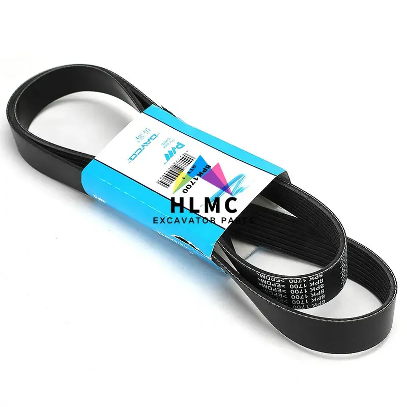 

High Quality PC200-8 excavator engine belts fan belt 8PK1700