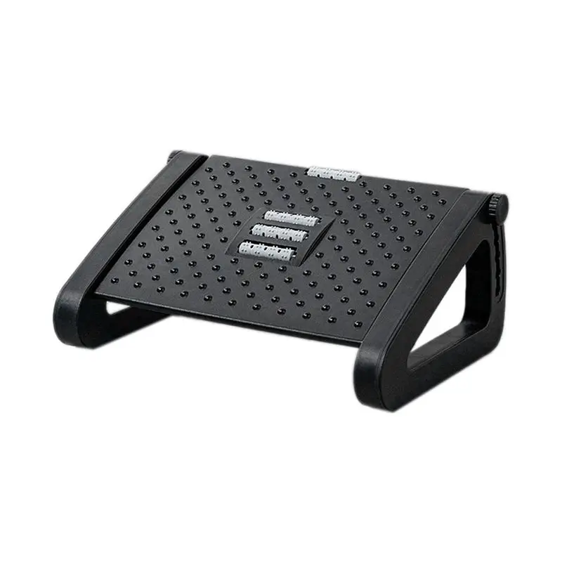 

Easy Use Office Foot Rest, Foot Stool Removable Massage Roller Portable, Ergonomic Desk Footrest