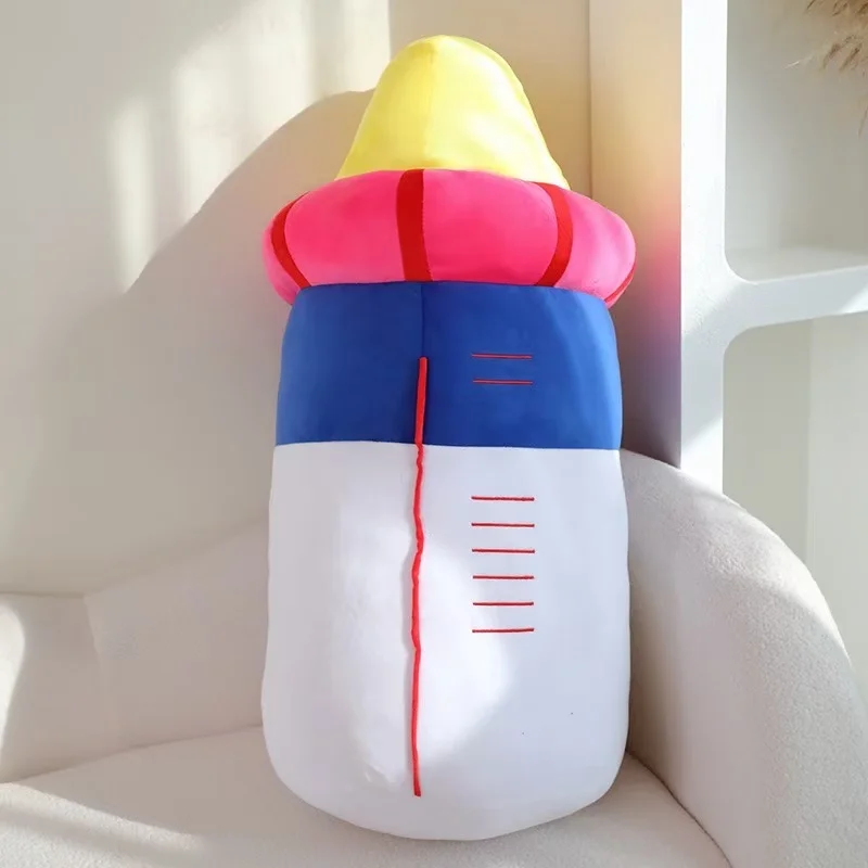 

25/45 см имитация бутылки, подушка, наполненная плюшевой игрушкой, кукла ручной работы, мультяшная аниме, милый детский подарок на день рождения, забавная кукла