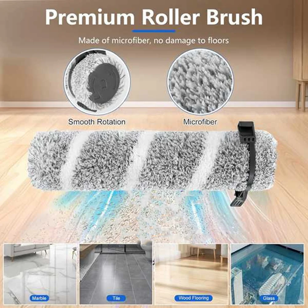 ABUD-2 Buah Sikat Utama untuk Bissell Crosswave Omniforce Edge 3930F/3933/V2/39999Z Robot Vakum Meningkatkan Efisiensi Pembersihan