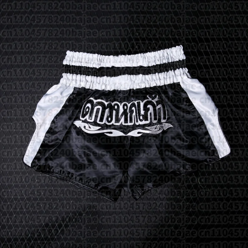 Muay Thai Shorts für Herren, Damen und Kinder, Rosa, Boxtraining, Kickboxen, Atmungsaktive MMA-Shorts, Kampfsport-Bekleidung – Detail 12