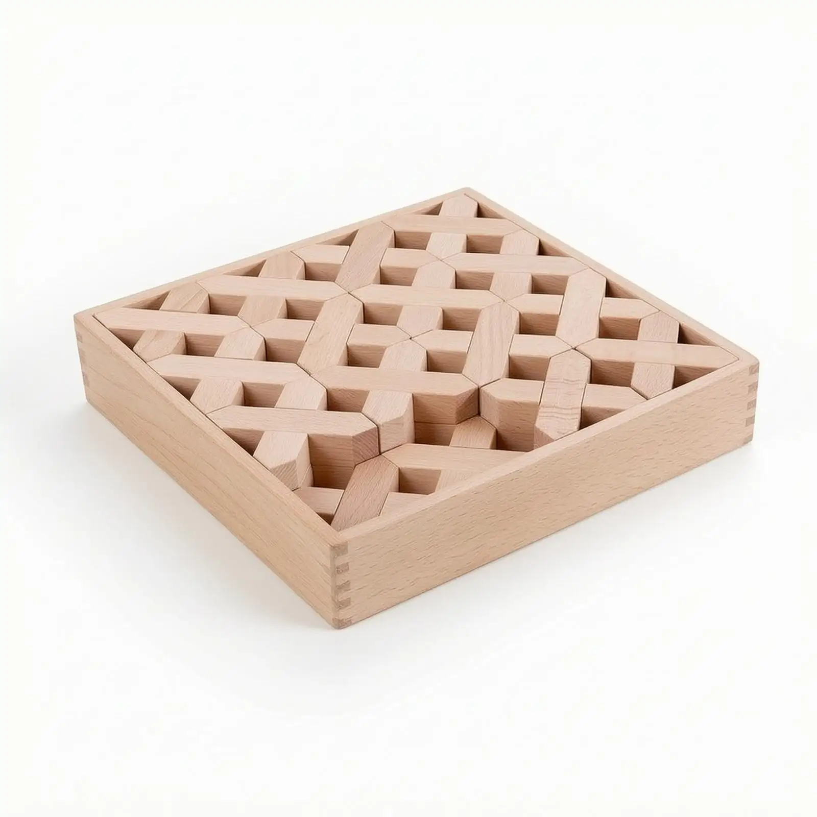 Sorting and Stacking Toy Early Learning Stacking Toy with Geometric Blocks Educational Wooden Shape Sorter for Young Children,