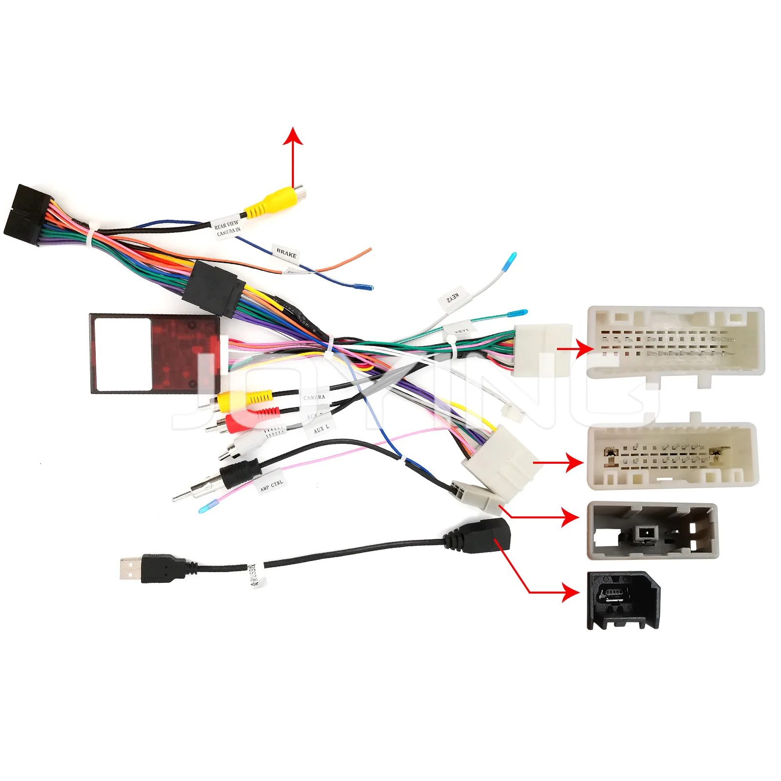 

24 Pin Nissan X-Trail 2014 Canbus Harness Wiring For Joying Car Radio