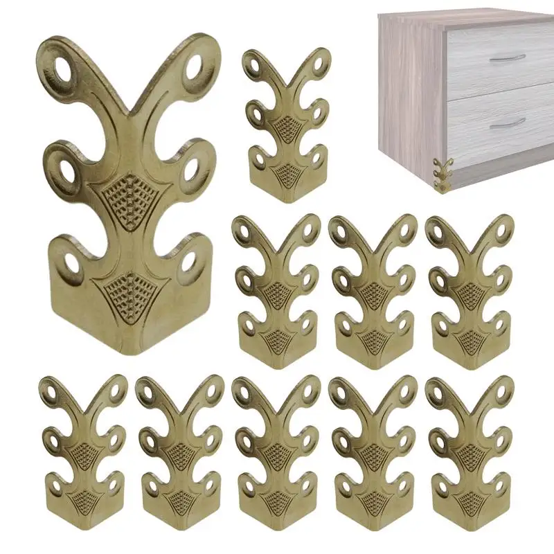 Brass Corners Edge Cover Corner Protectors Metal Furniture Guards Versatile & Elegant Edge Safety Guard Protector For Cabinets