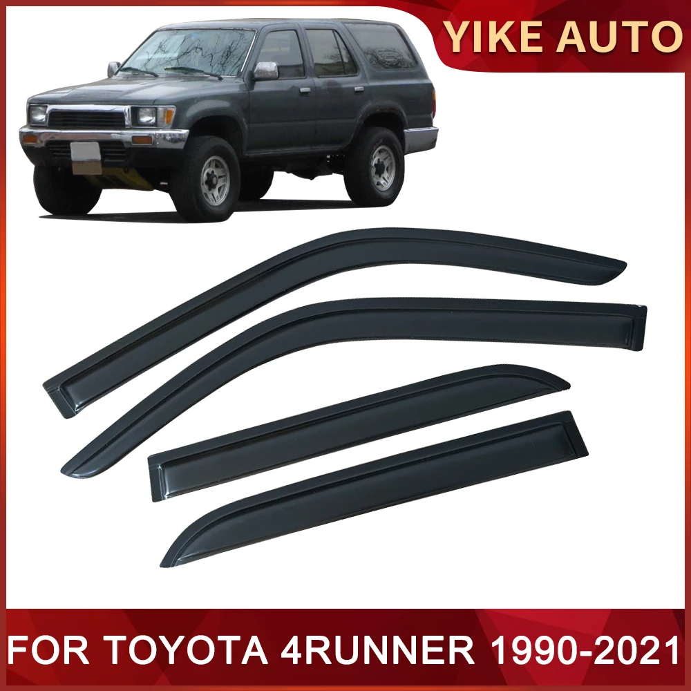 

Window Visor for TOYOTA 4RUNNER 1990-2021 Weathershied Door Visor Wind Sun Rain Guards Side Window Wind Deflectors Auto Parts