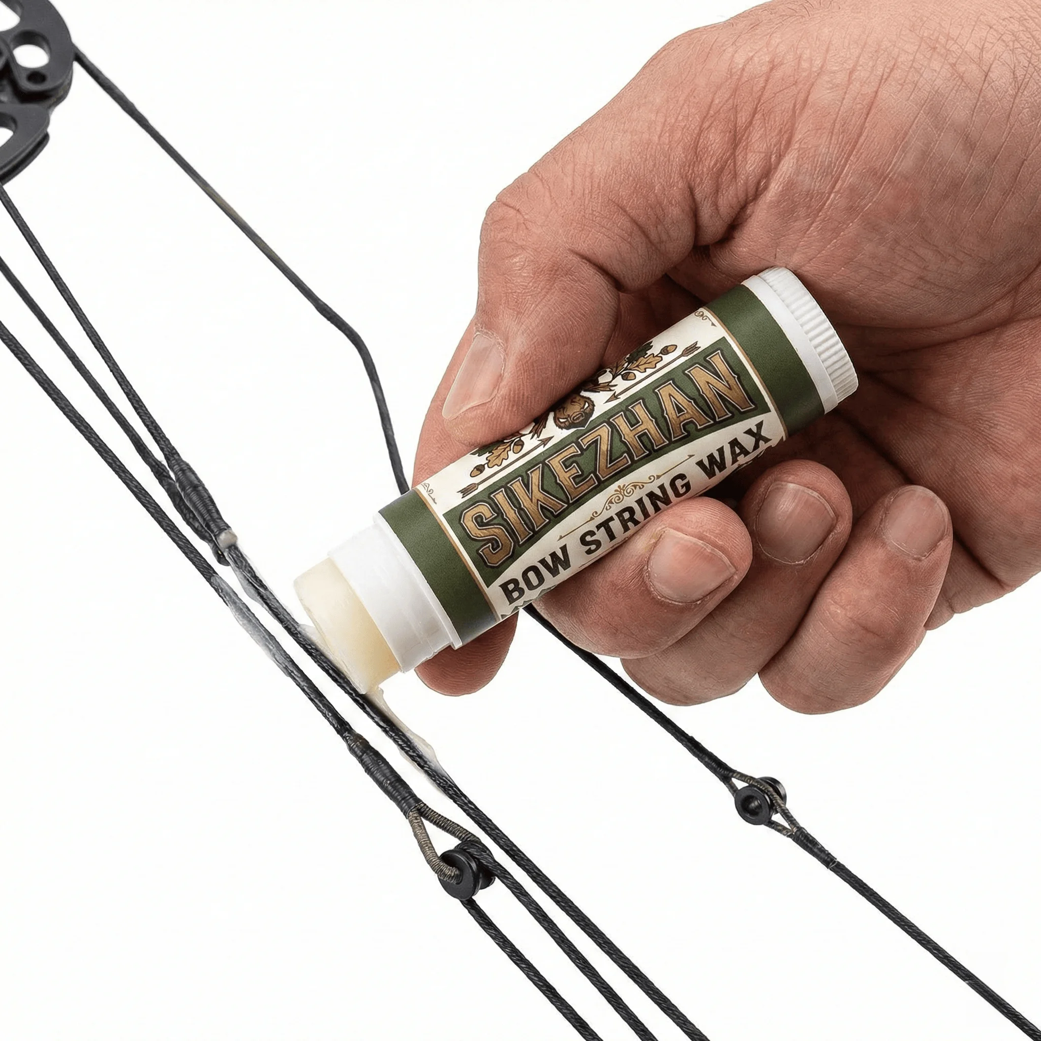 Bâton de cire lubrifiante universel 6g pour cordes de tir à l'arc, arbalètes, arcs composés et arcs classiques – Entretien imperméable, protège et prévient les effilochages