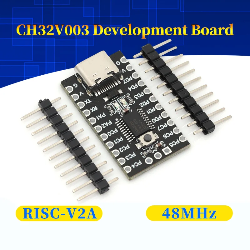 MGQH CH32V003 Development Board Minimum System Board Core Board RISC-V CH32V003F4P6 Microcontroller Module