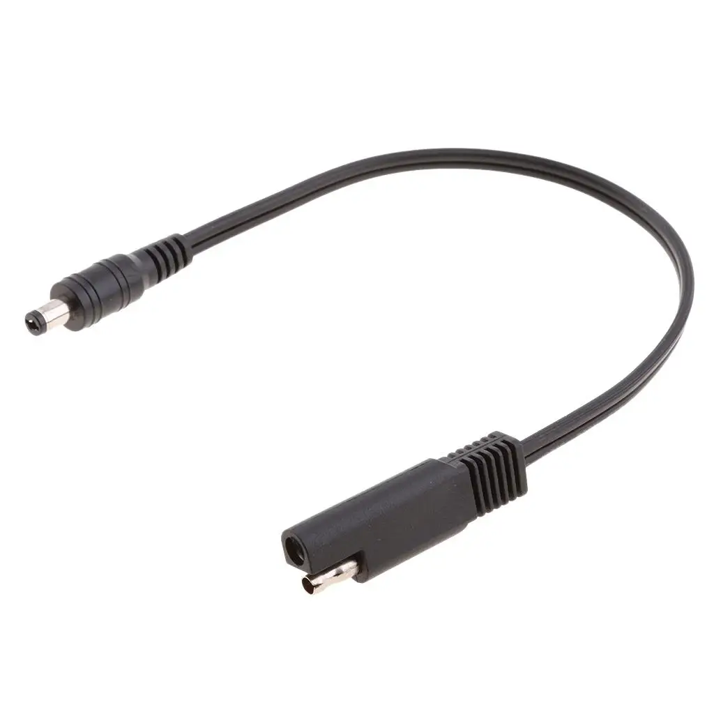 Cable de alimentación DC 5,5x2,1mm macho a SAE, conector automotriz, 18awg