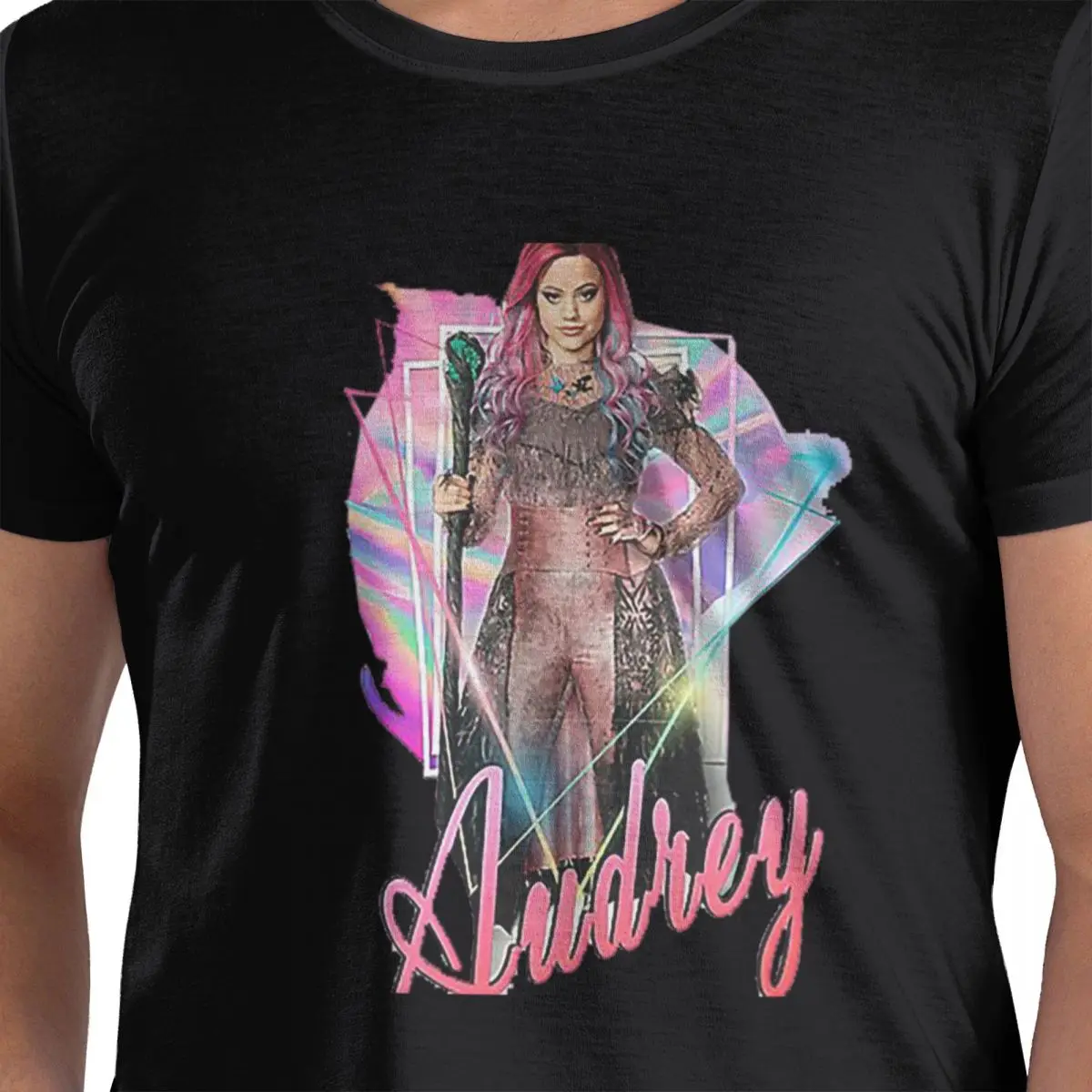 

Audrey The Queen Of Mean - футболка «Нащадки 3», 100% хлопок, мужские забавные футболки, мужские футболки с круглым вырезом и коротким рукавом, S-6XL