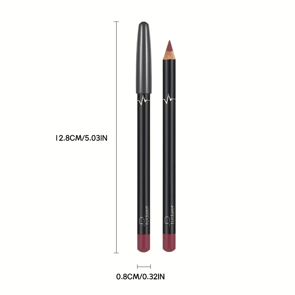 ปากกาเขียนขอบปากที่เรียบเนียนเป็นพิเศษและติดทนนาน กันน้ำ กันเหงื่อ และไม่เลอะเทอะ ให้ความเงาแบบแมตต์ สร้างรูปทรงริมฝีปากอย่างสมบูรณ์แบบ