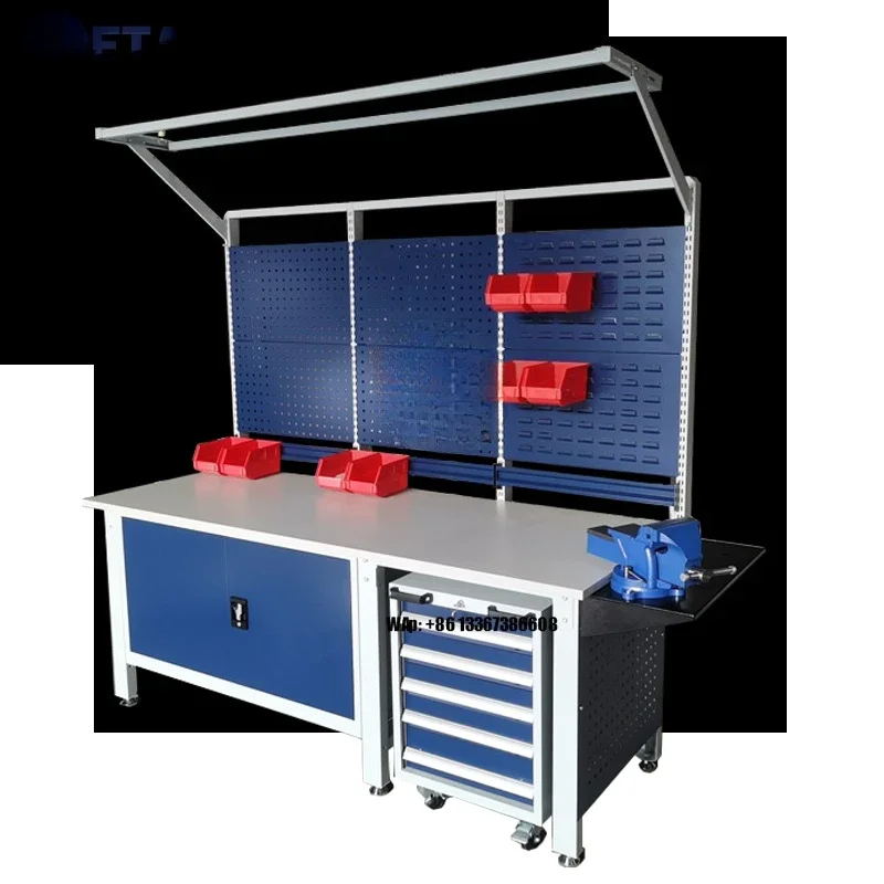 Heavy Duty Factory Esd Workbench Wood Workbench Top Assembly Worktable