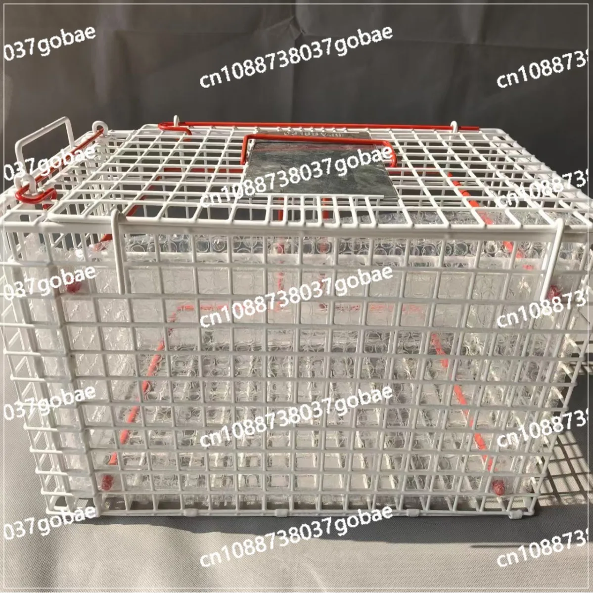 

Metal Suppression Cage Cat Dog Pet Anti-scratch Safety Cage