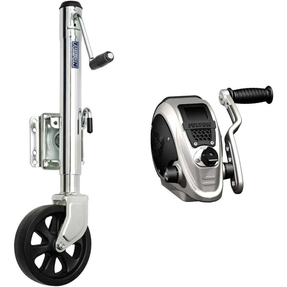 Marine Trailer Jack with 1500 lbs Capacity, Sidewind Resistance, Bolt-On Mount, 12 Inch Lift Range