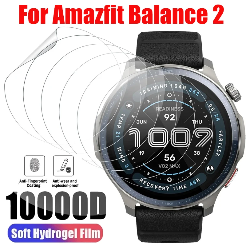 Displayschutzfolie für Amazfit Balance 2, Hydrogelfolie, kratzfest, ultradünn, Displayschutzfolie für Huami Amazfit Balance 2
