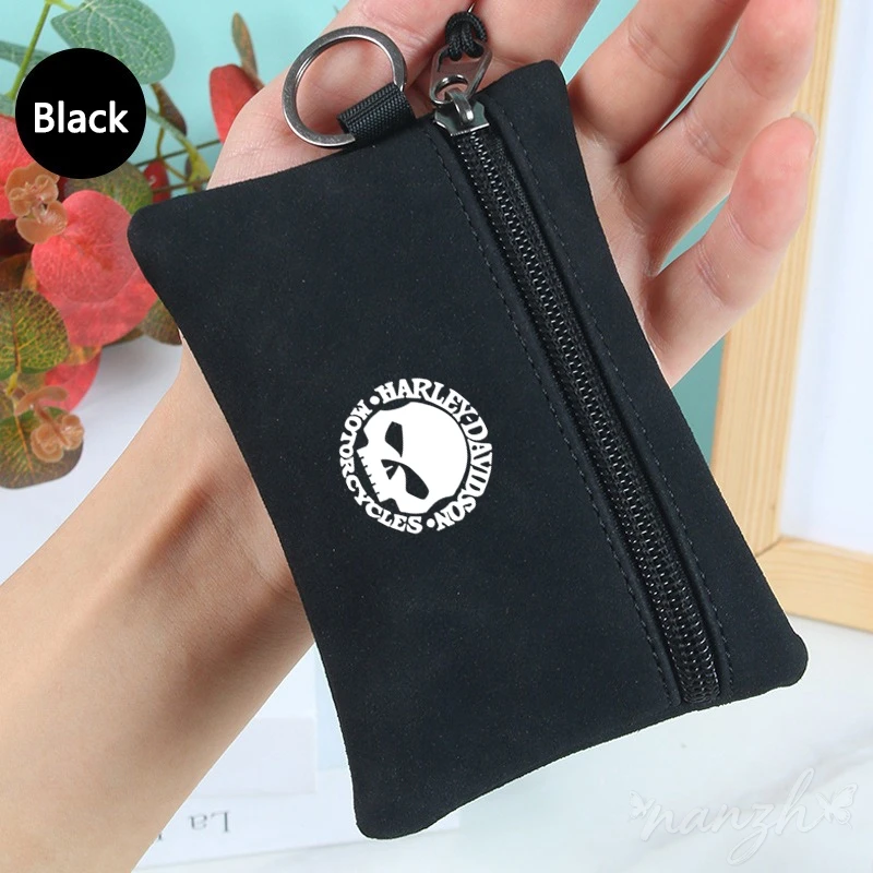 

Zipper Coin Pouch Solid Color Canvas Coin Purse Holder For Harley Davidson Electra Glide Ultra Classic 1250 S PA 1250S Accessory