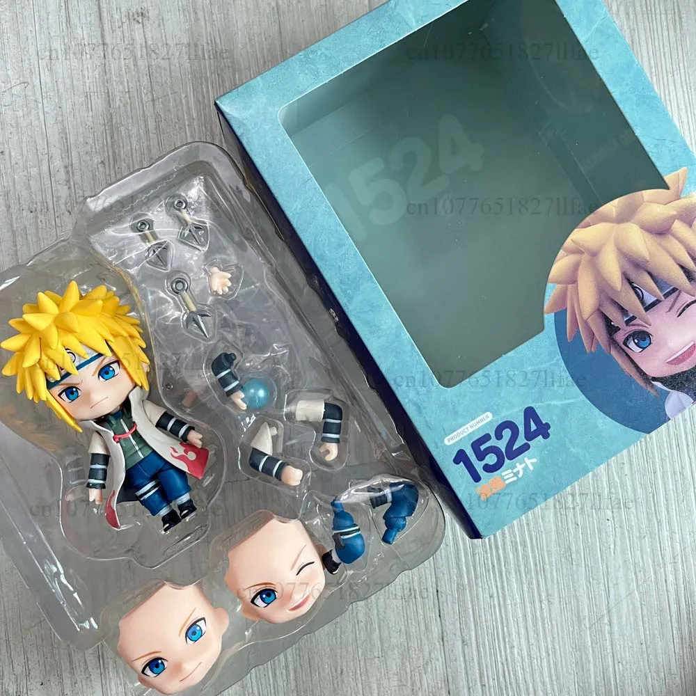 Figurine Naruto 1524 Minato Namikaze Rasengan Wave Feng Shui, Statue de porte, modèle d'action, jouet, poupée mobile commune, cadeau de noël