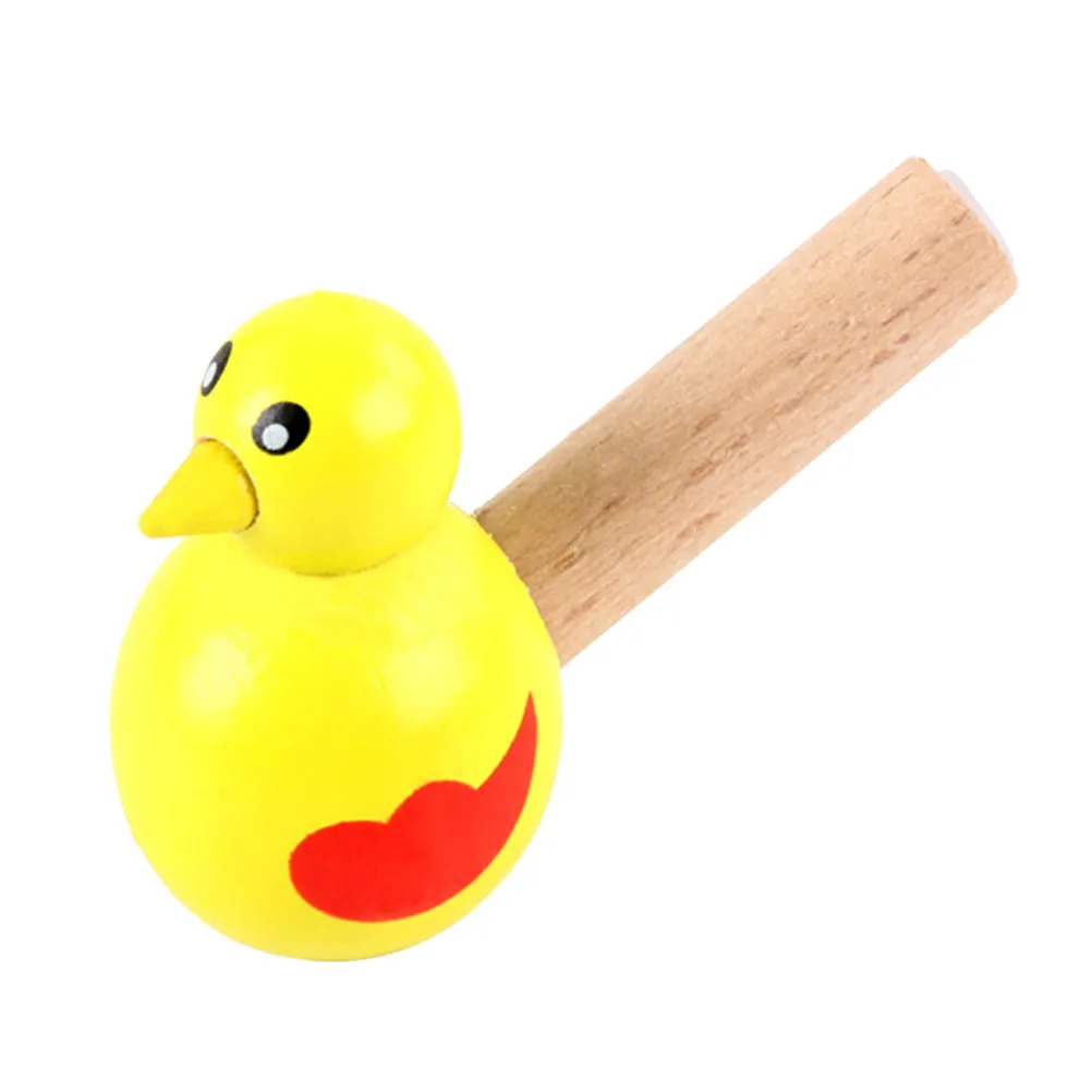 

Creative Wood Bird Whistle Colorful Kids Referee Whistle for Games Party Gift Child Boy Random Color
