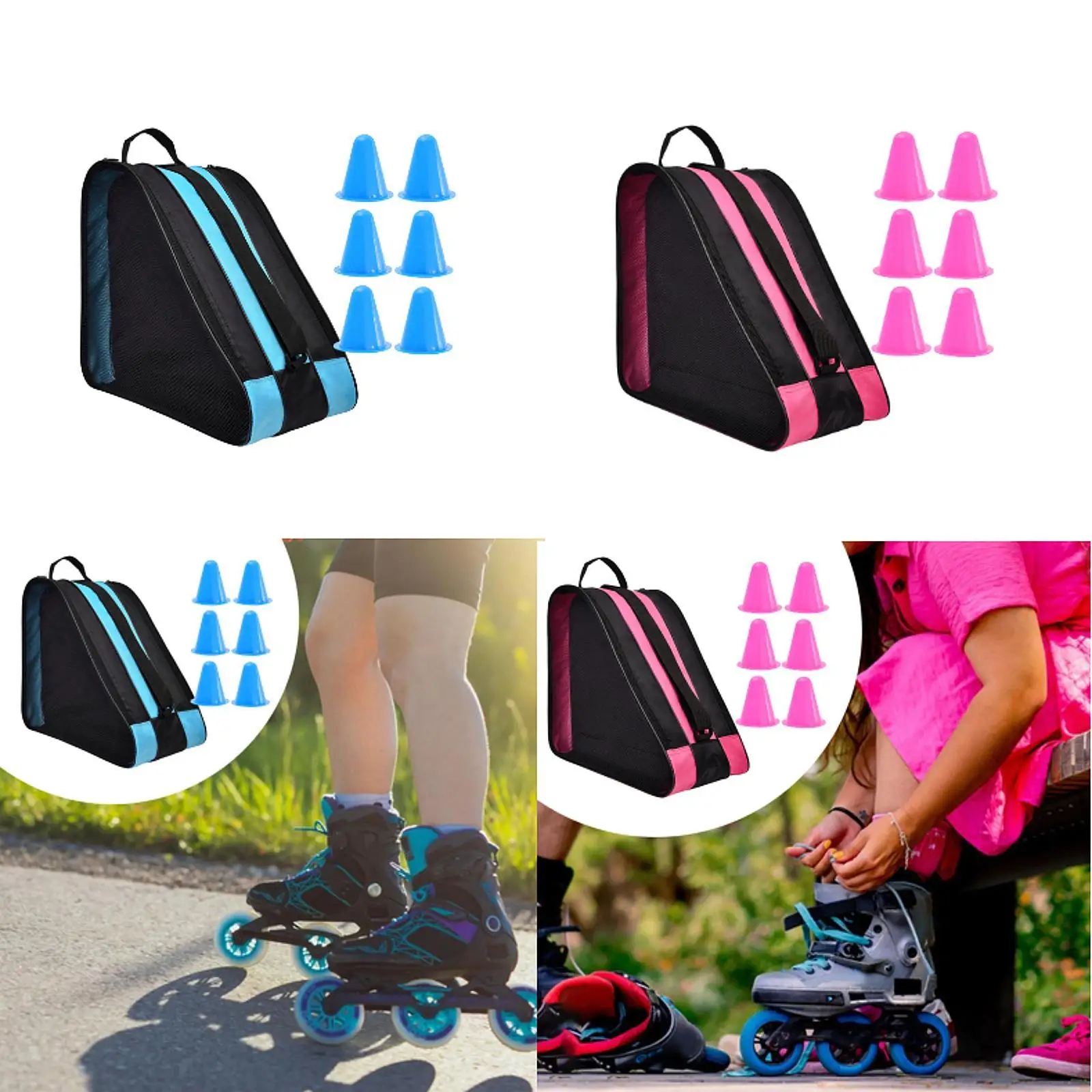Torba na wrotki dostarcza buty do jazdy na łyżwach torba do przenoszenia łyżworolki figurowe dziecięce łyżwy quadowe łyżwy rolkowe łyżwy hokejowe