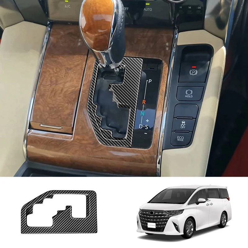 For Toyota Alphard/Vellfire 30 Series 2015-2023 Center Console Gear Shift Panel Cover Car Accessories RHD