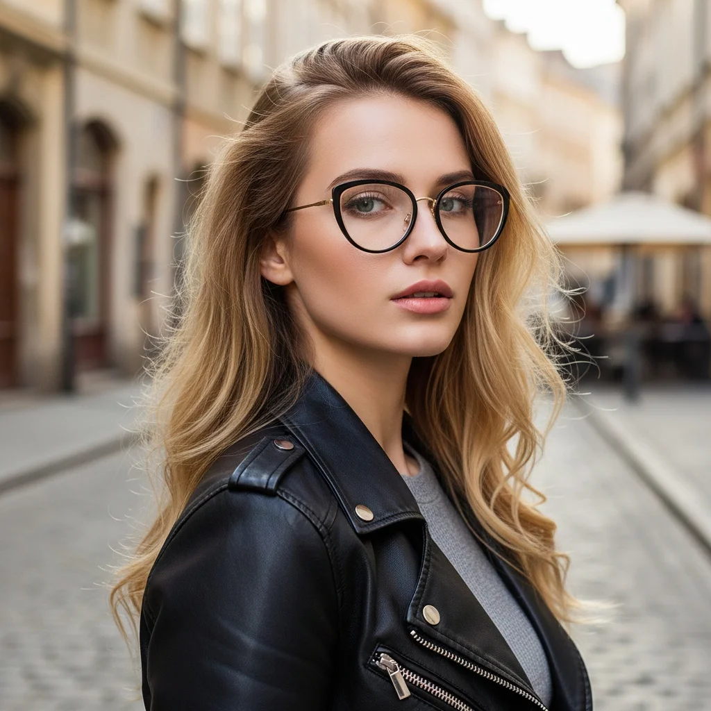 1 Stück Anti-Blaulicht-Brille für Damen und Herren, Katzenaugen-Rahmen, Brillen für Frauen, Tägliches Pendeln, Computer, Studenten 6018
