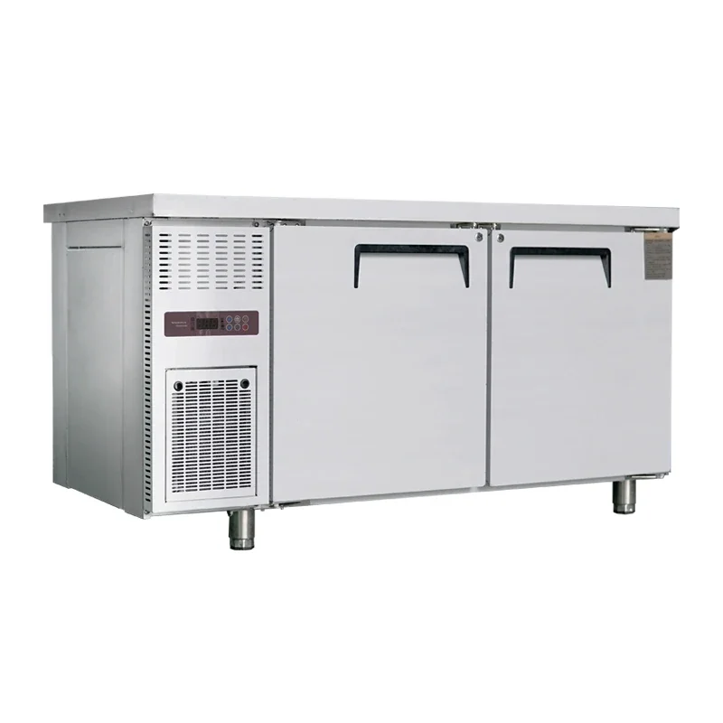 Commercial Refrigeration Equipment Hotel Kitchen Stainless Steel Under Counter Drawer Type Freezer Refrigerator