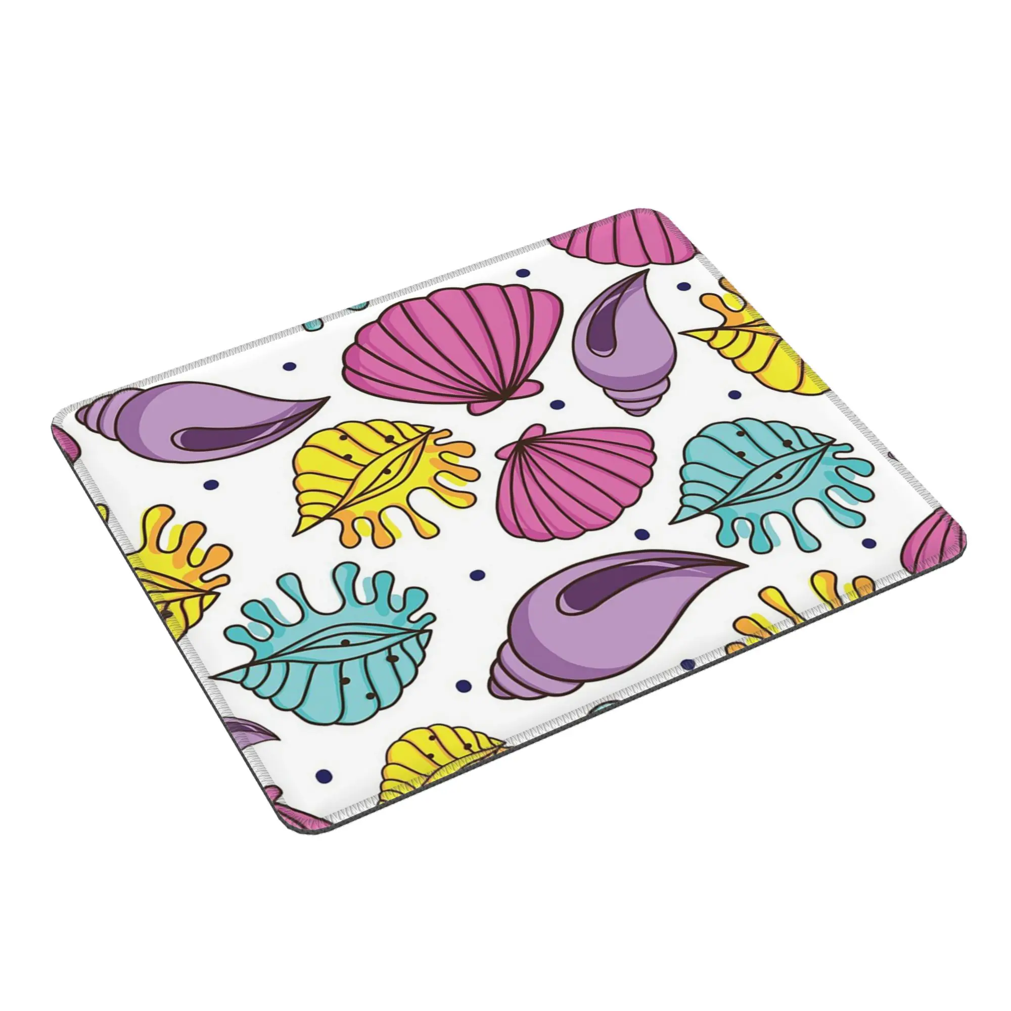Cartoon Colour Shells And Conch Mouse Pad Computer Keyboard Mouse Mat Gaming PC Laptop Desk Mat Office Table Mats