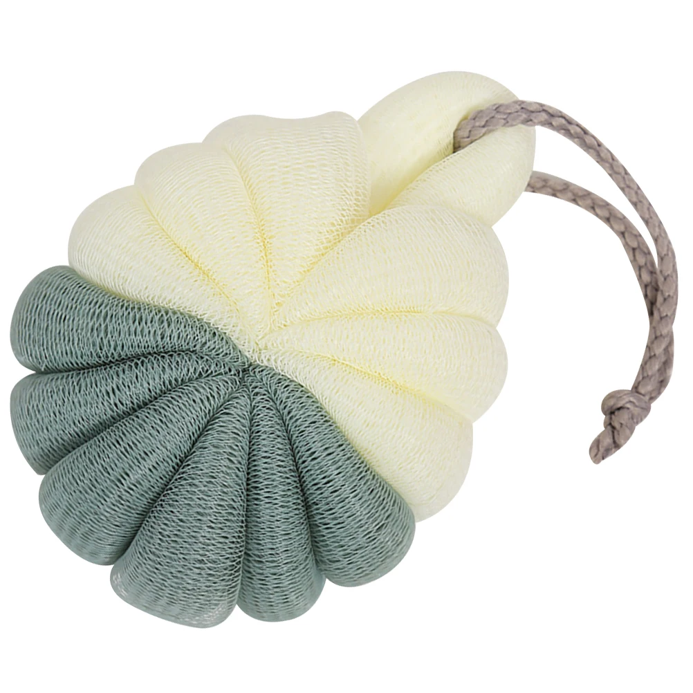 

Soft Bath Flower Shower Ball Bubble Making Net for Body Clean Exfoliating Mesh Bath Scrubber Suitable Family Travel Hotel Gift