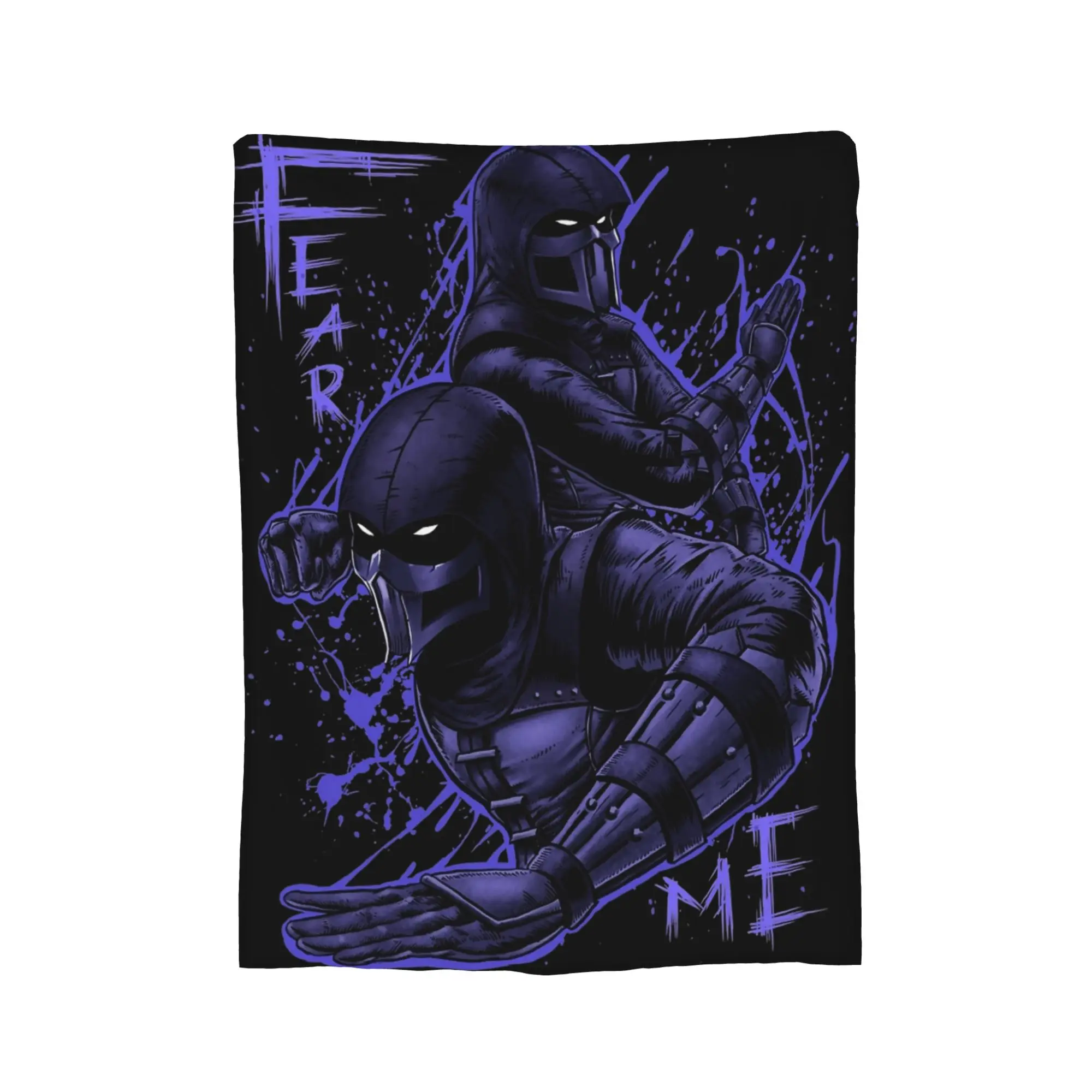 Noob Saibot Mortal Kombat  Blanket Flannel Summer  Multifunction Ultra-Soft Throw Blanket for Bedding Travel Bedspreads