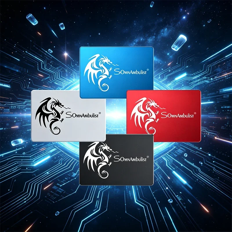 

SomnAmbulist SATA3 SSD 2.5 Inch Internal Solid State Drive 120GB 240GB 480GB 1TB for Laptop Desktop PC Gaming Storage Upgrade