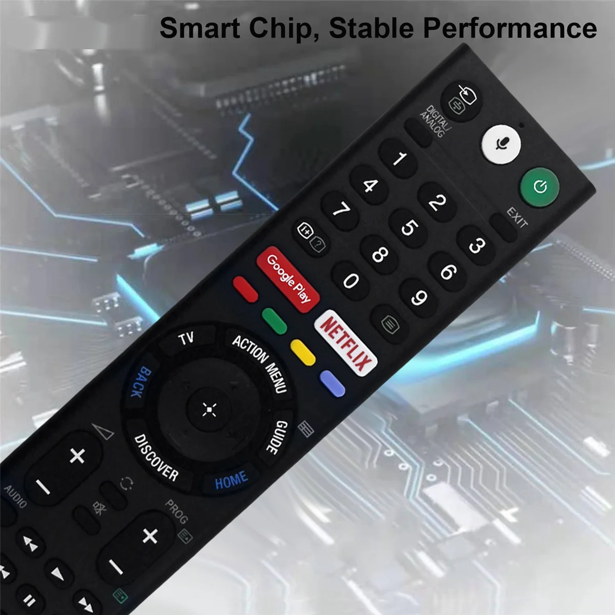 RMF-TX300P Replace Voice Remote Control for Sony Smart Android TV KD-43X8000E KD-43X7500E 149332113