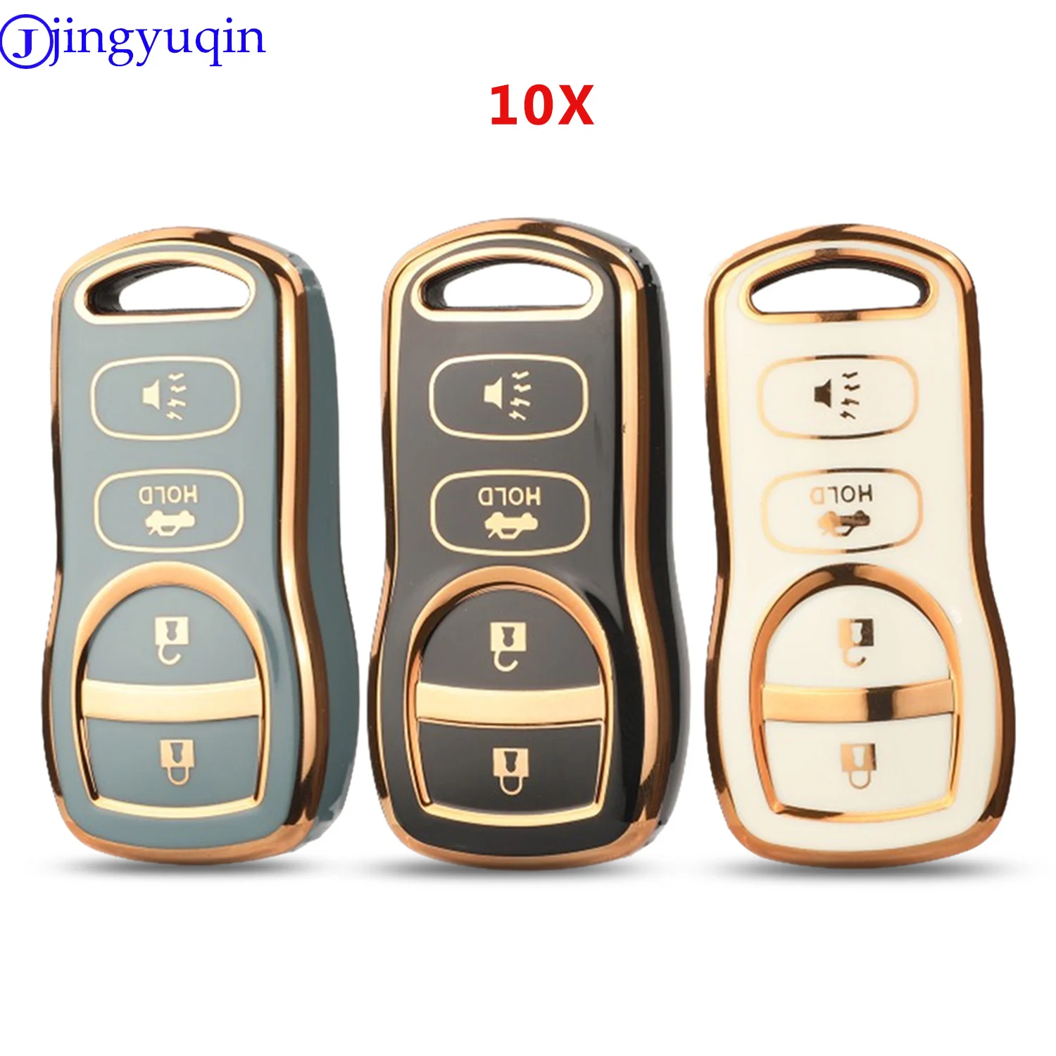 jingyuqin Remote New Arrival TPU Car Key Shell Case Fob For Nissan Armada Xterra Pathfinder Frontier Quest Titan Murano