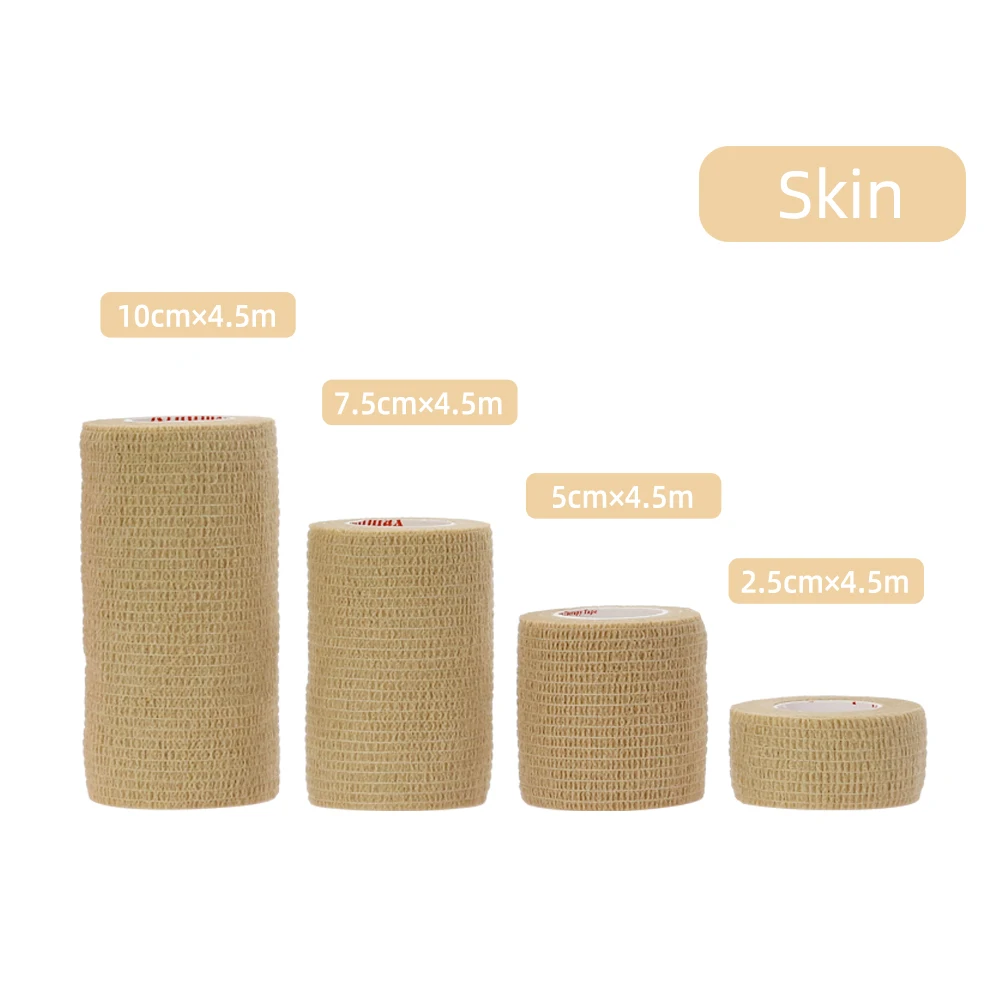 

Kindmax Skin Non-woven Sports Bandages Elastic Self-adhesive Bandages For Foot Finger Ankle Arm Injury Sport Knee Pad Support